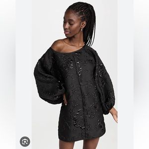 NWT Arianne Elmy Slim Fit All Black Good Luck Dress